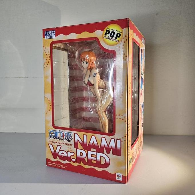 megahouse pop one piece nami ver.red swimsuit 1/8 figure