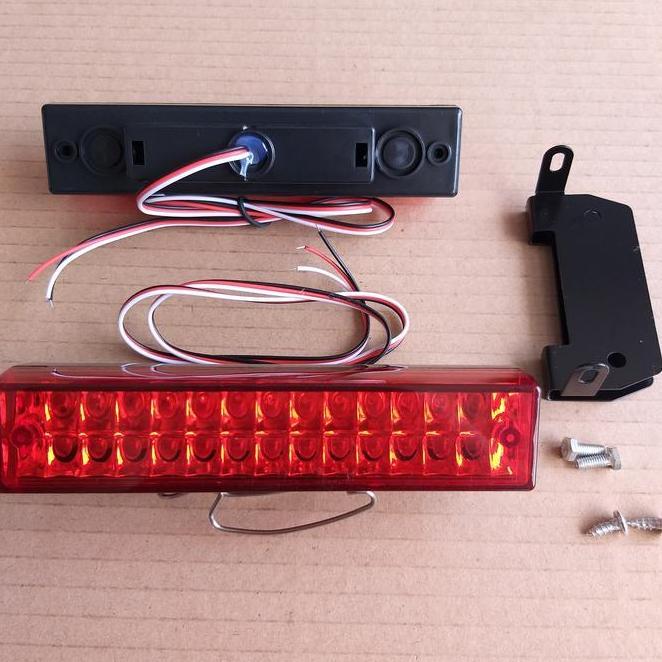 Lampu Rem Kedap Kedip Kotak Bohlam Led Mobil Car Brake Stop Lamp Lht
