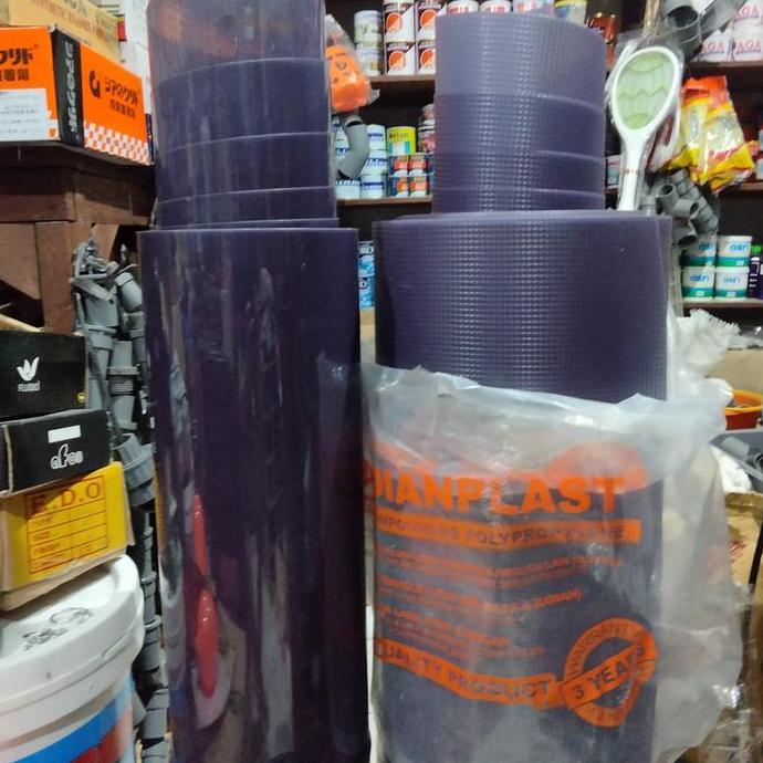 chladianplast transparan/ plastik penutup pagar