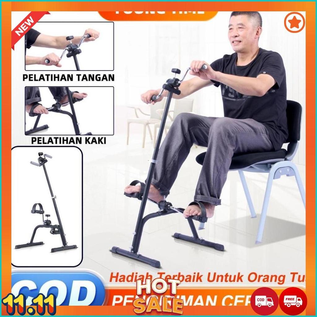 Sepeda Statis-Olahraga Gym Fitness / Terapi Kaki Dan Tangan Penderita Stroke Peralatan Olah Raga/Per
