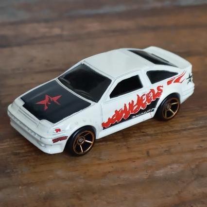 hot wheels toyota ae86 ae-86 corolla putih 2006 first editions loose diecast (s)