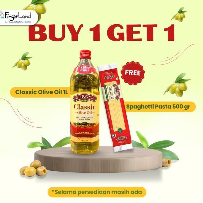 BORGES Classic Olive Oil 1 Liter Minyak Zaitun