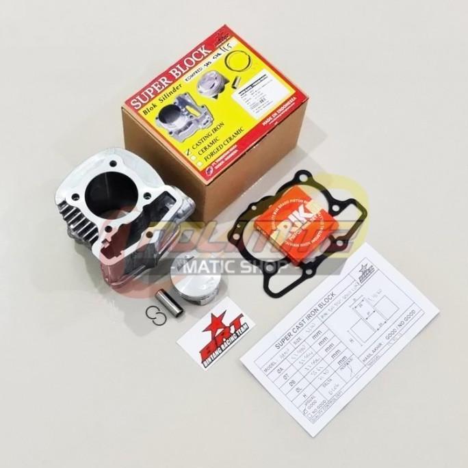 Blok Mesin BRT Bore Up Piston 53mm Genio New Beat Deluxe Scoopy 2020 HARGA SPESIAL