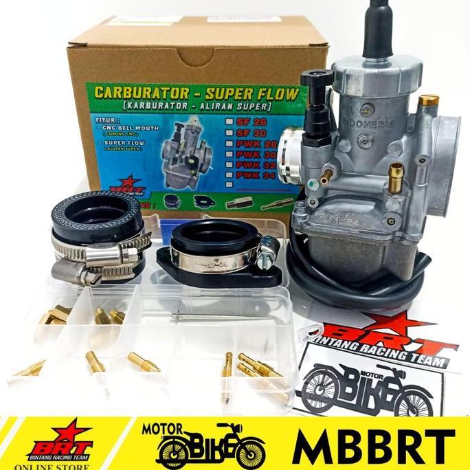 KARBURATOR KARBU BRT GEN 2 SUPER FLOW SF PE 24 26 28 30MM UNIVERSAL ORIGINAL DAN TERPERCAYA