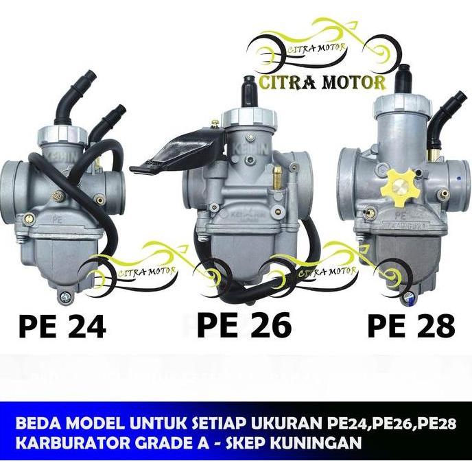 [ BISA COD ] KARBURATOR NSR PE 24 26 28 GRADE A NITROUS OEM SKEP KUNINGAN THAILAND CARBURETOR KARBU 