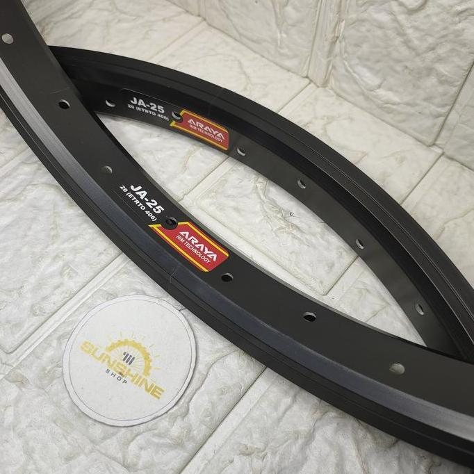 Promo Rims Velg 20 Murni 406 Araya Ja25 Alloy 36H Single Wall Tapak Lebar Ada Brake Line Valve Av Ri