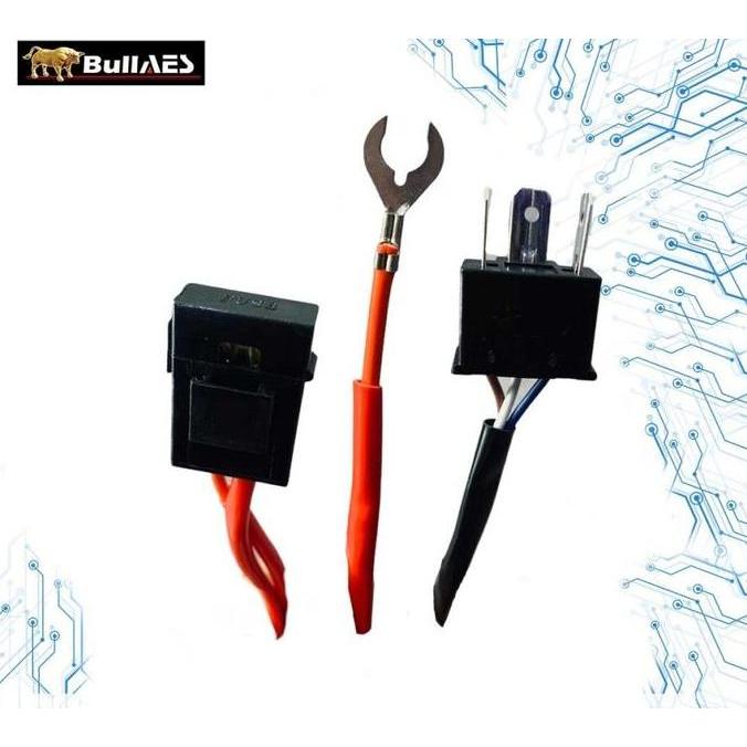 Kabel SET Relay SEKRING Hid LED BILED Mobil Merk AES [terbaik]