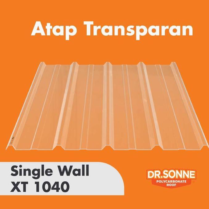 ATAP TRANSPARAN DR. SONNE XT1040 / SPANDEK TRANSPARAN / POLYCARBONATE ORIGINAL DAN TERPERCAYA