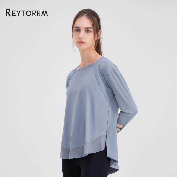 NEW REYTORRM BAJU OLAHRAGA WANITA LENGAN PANJANG T-SHIRT POLO KEMEJA SPORT ORI