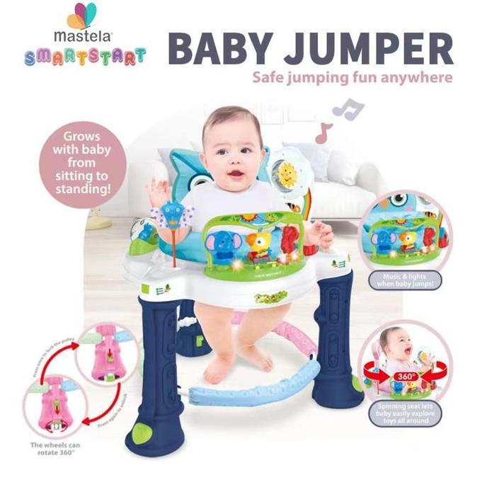 Lazzbuina - MASTELA Baby Walker Jumper Around We Go Kursi Belajar Jalan Bayi