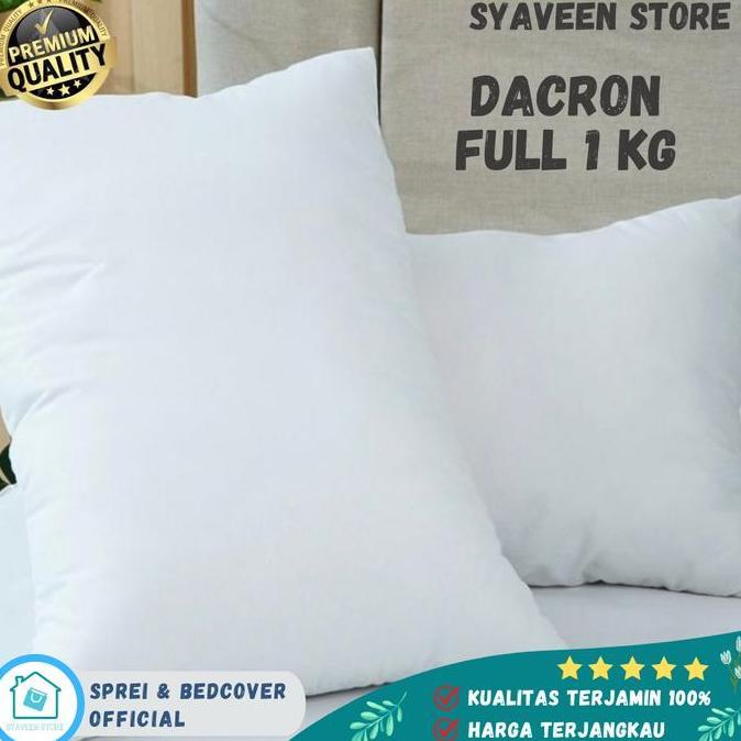 NEW BANTAL TIDUR BANTAL GULING SET DACRON SILIKON PILLOW BANTAL DAKRON ORI