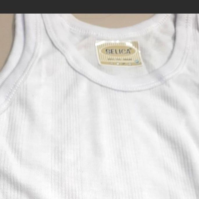 New- Kaos dalam kutang singlet SELICA laki/pr putih anak/remaja/SD/SMP/SMA