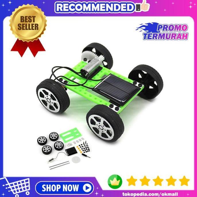 New- Mainan Edukasi Anak DIY Mobil Mobilan Solar Mini Tenaga Surya Matahari
