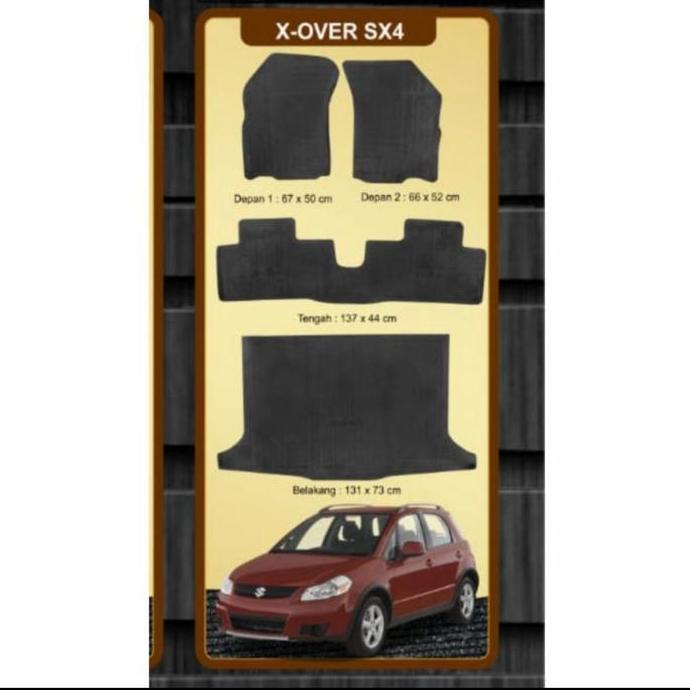TERMURAH - karpet karet mobil sx4 x over