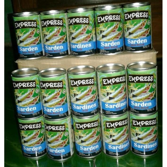Empres sarden - deho empres - tuna oil sarden bisa untuk campuran umpan pancing