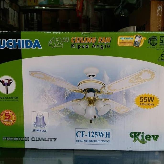 Kipas Plafon Maspion Uchida Ceiling Fan MCF42-203 WH - PUTIH