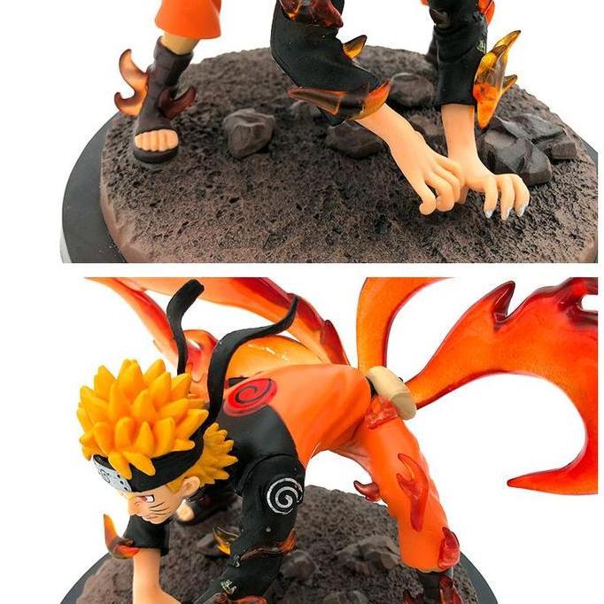 Action Figure Uzumaki Naruto Berekor Kyuubi Kurama Pvc Collectible
