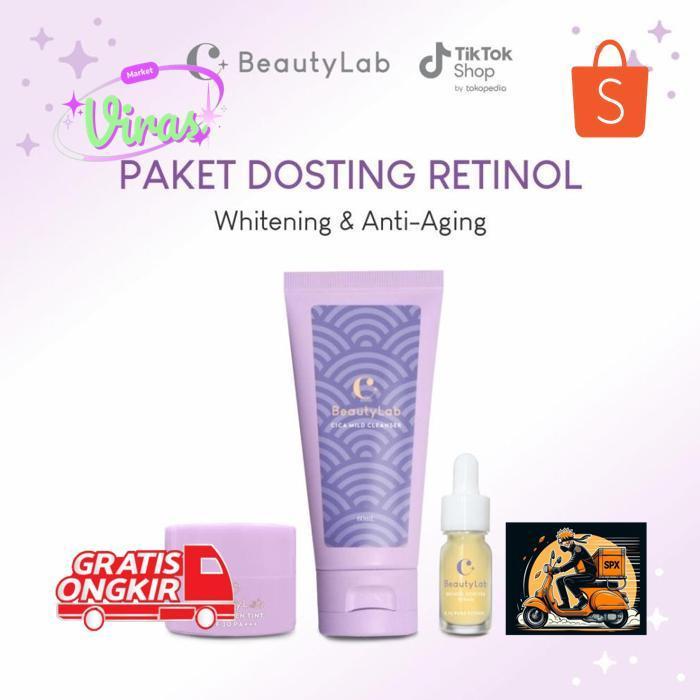 Wd-54 [ Siap Kirim Corabeau ] Corabeau Melacare Set Serum Retinol Dostng Isi 4 Ampuh Memutihkan Flek