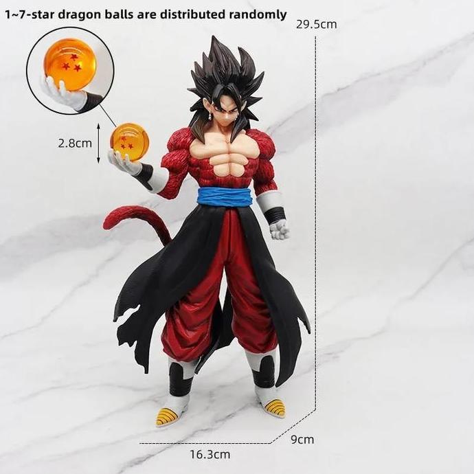 ACTION FIGURE DRAGON BALL GT GOGETA SUPER SAIYAN 4 SSJ4 GOKU VEGETA