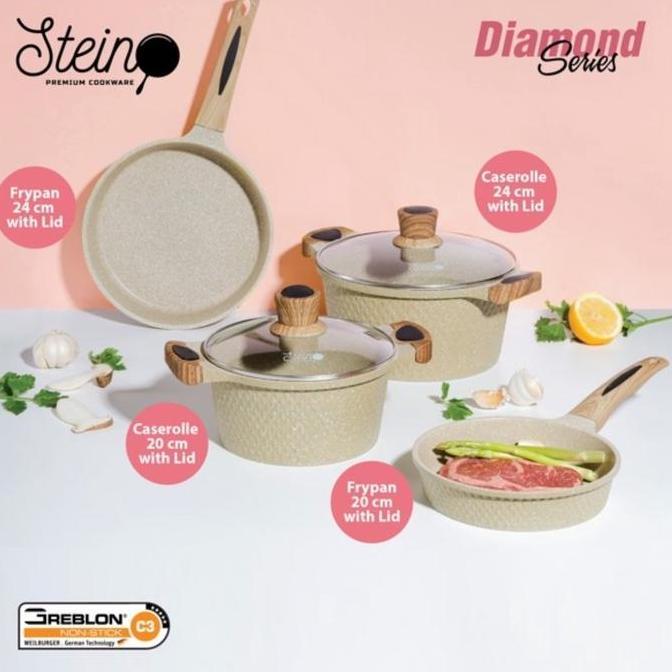 New- Panci Steincookware Paket Diamond Set Stein Diamond Series