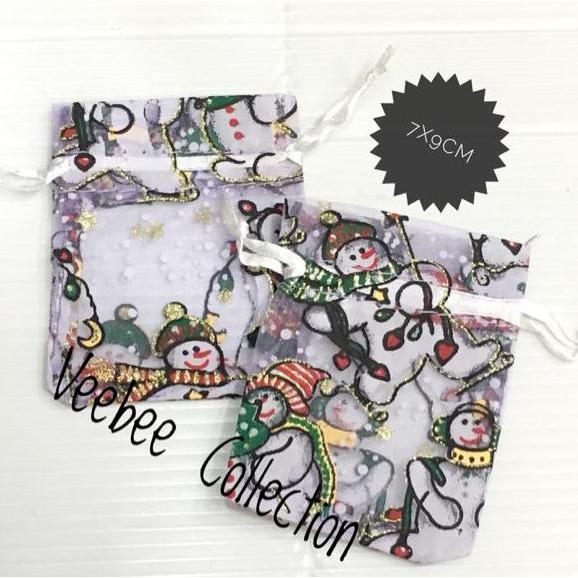 .........] Kantong tile natal 7x9cm/ kantong sovenir/tas tile/kantong serut