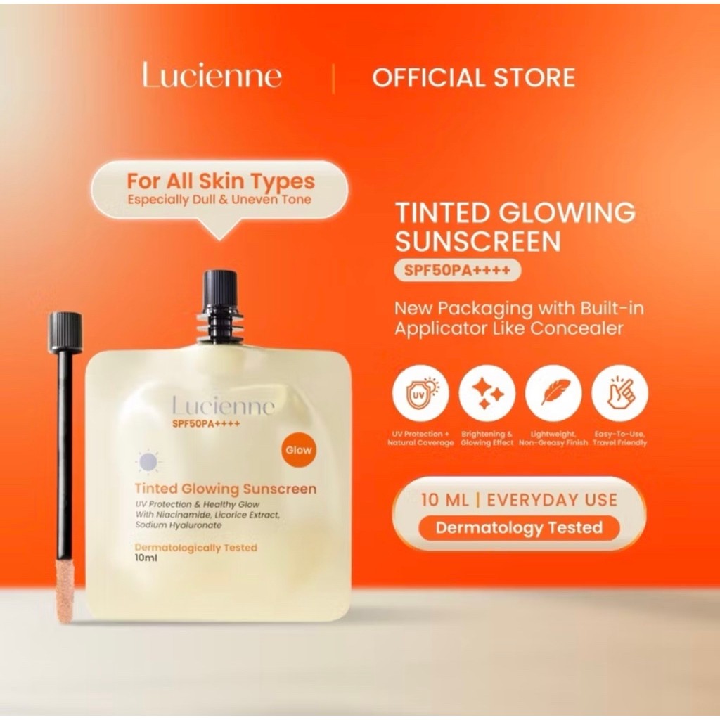 READY SIAP KIRIM 100% ORI SUNSCREEN TINTED LUCIENNE SUNSCREEN MATTE LUCIENNE RETINOL BARRIER LUCIENN