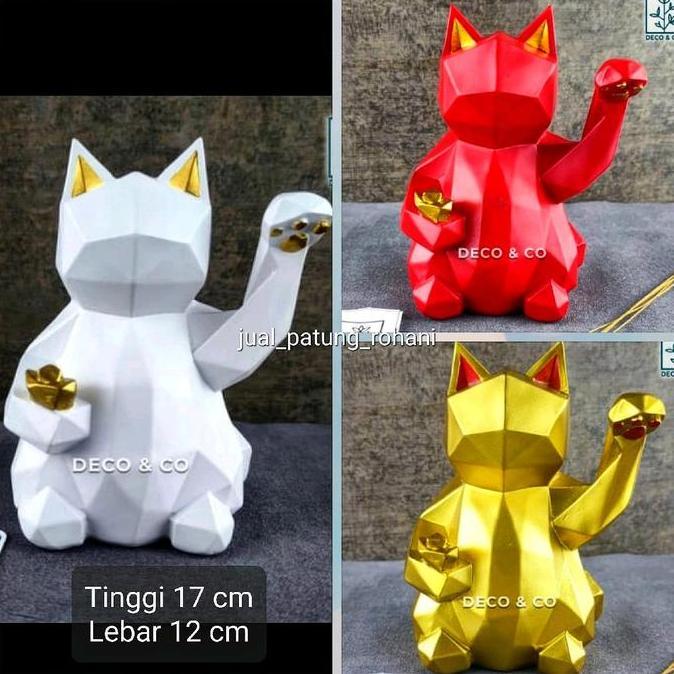 "'''] Patung Pajangan Kucing Keberuntungan