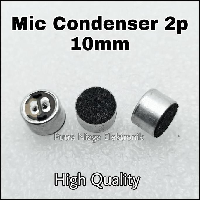 Terbaru (1) Mic Condenser 2p Japan High Quality / Kondenser Mic Kondensor 10mm putran1a Kualitas Bai