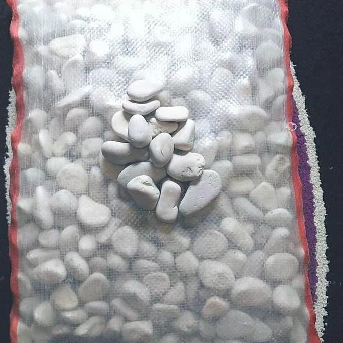 Batu Koral Putih | Batu Taman | Batu Hias 1 Karung