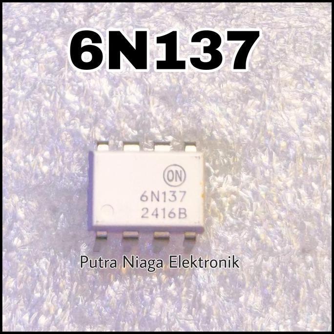 (1) 6N137 Optocoupler Dip 6pin High Quality putran1a Diminati Banget