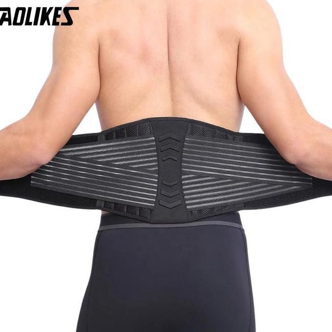 Sabuk Olahraga Aolikes 7998 Korset Weightlifting Angkat Beban Fitness