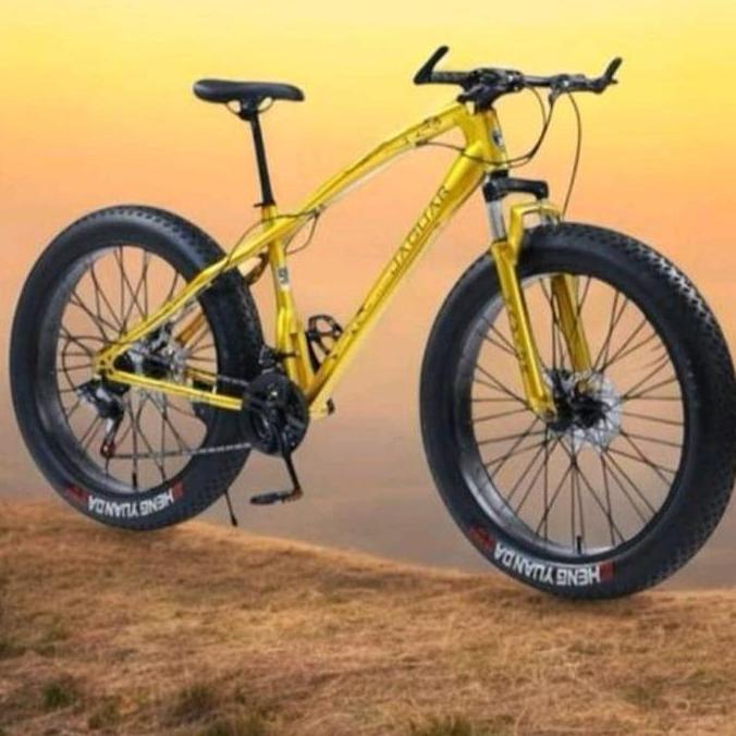 Terbaru Sepeda Gunung 26" Xvcm Jaguar Original Fat Bike (Sepeda Ban Besar)