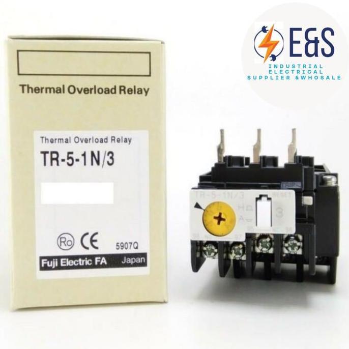 Thermal Overload Relay Fuji TR-5-1N / TR51N FUJI ELECTRIC PREMIUM