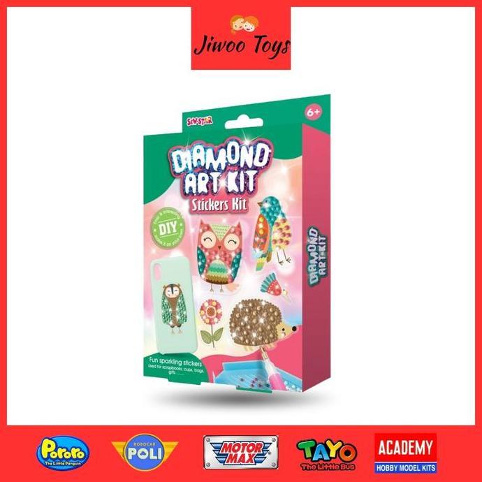 Mainan Sew Star Mini Diy Diamond Art Kids Painting Sticker Ss-22-017