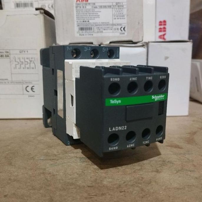 auxiliary kontaktor schneider LADN22 2NO-2NC TERBATAS