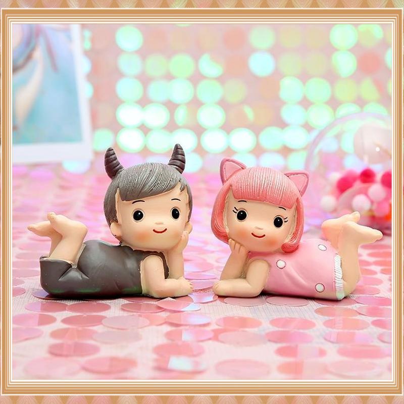 Dekorasi Pajangan Hiasan Kue Bayi / Cake Topper Newborn Baby Manyue 1 Bulan Allen Aile - RO30-2511 2