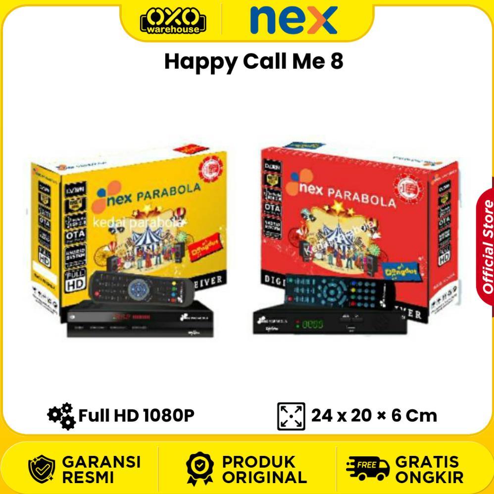 NEX Receiver Parabola Combo (Merah & Kuning) TV Satelit Parabola TV Digital STB Set Top Box