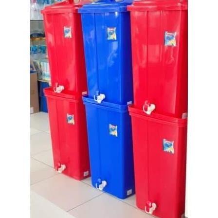 TONG AIR 60LT+TUTUP+KRAN LS / TONG AIR + KRAN LION STAR