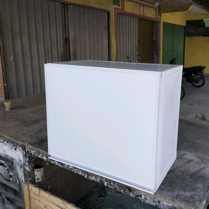 Terlaris Lemari Gantung Aluminium Rak Piring Kitchen Set Anti Karat - Ukuran T:60 P:70 L:40 - Furnit