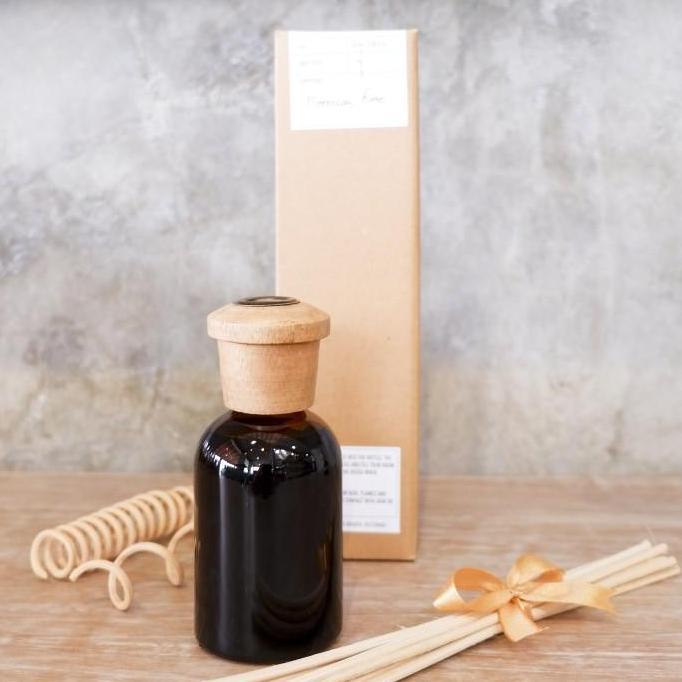 Reed Diffuser Aromatherapy 115ml - MOROCCAN ROSE - w/ Wooden Top