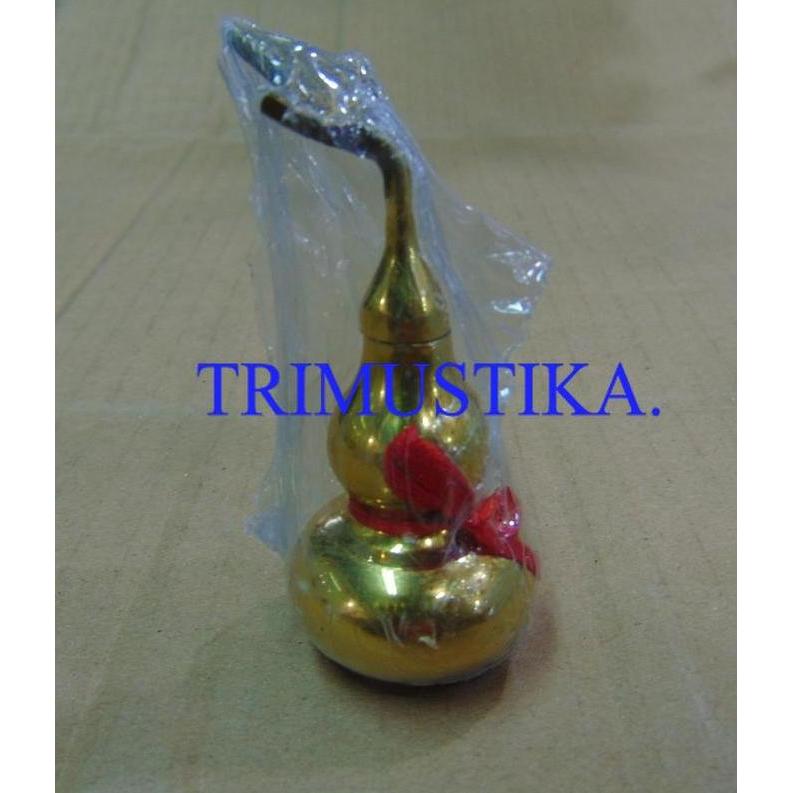 Patung Hulu / Buah Labu + Tutup Mas kecil Kuningan