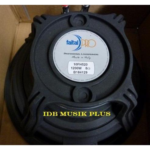 Terlaris Speaker Component 10 Inch Faital Pro 10Fh520 Made In Italy