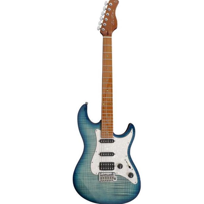 SIRE LARRY CARLTON S7FM S7-FM T6-STRING RH TRANSPARENT BLUE ELECTRIC GUITAR BMJ