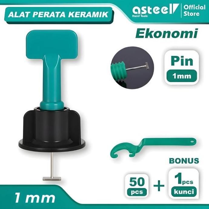 alunan_dita - ASTEEL 1mm - Alat Perata Pasang Keramik, Granit, Lantai, Dinding