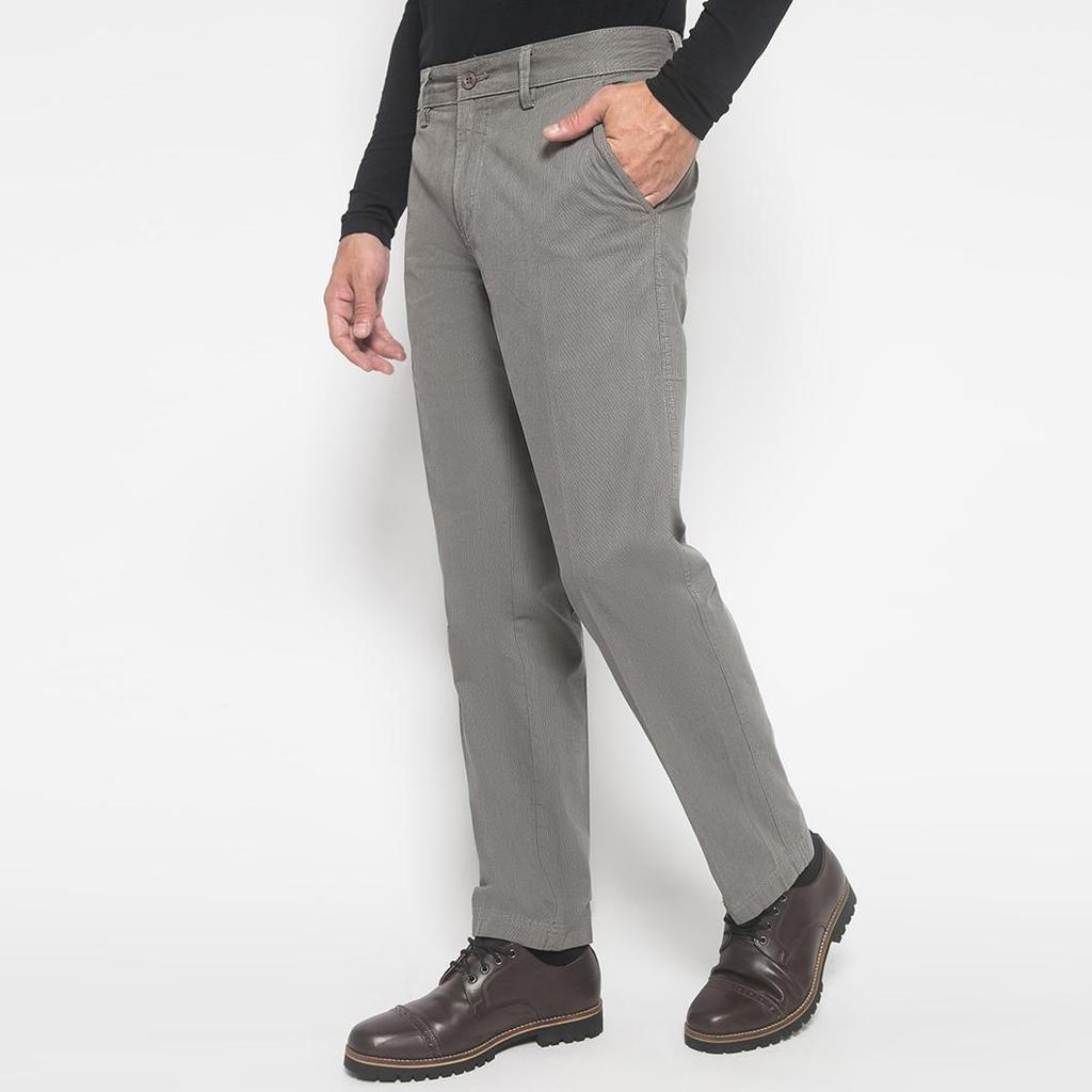 Murah Lgs - Celana Panjang Chinos - Double Pocket - Abu - Regular Fit - Cct.501.027.002.C