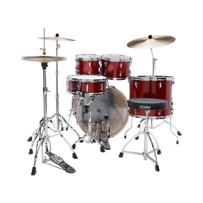 TAMA IP52H6W-BRM IMPERIAL STAR 5-PIECE DRUM KIT W/HARDWARE BURNT RED MIST BMJ