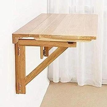 Jb11 Meja Setrika Lipat Dinding Kayu Meja Belajar Serbaguna