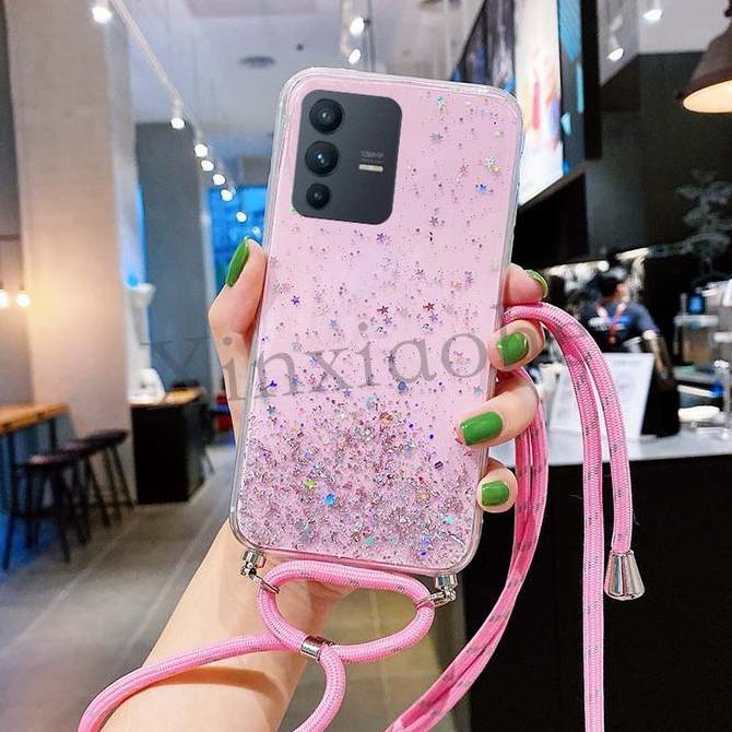 Case Tali Nagita Vivo V23 5G Soft Case With Tali Lanyard