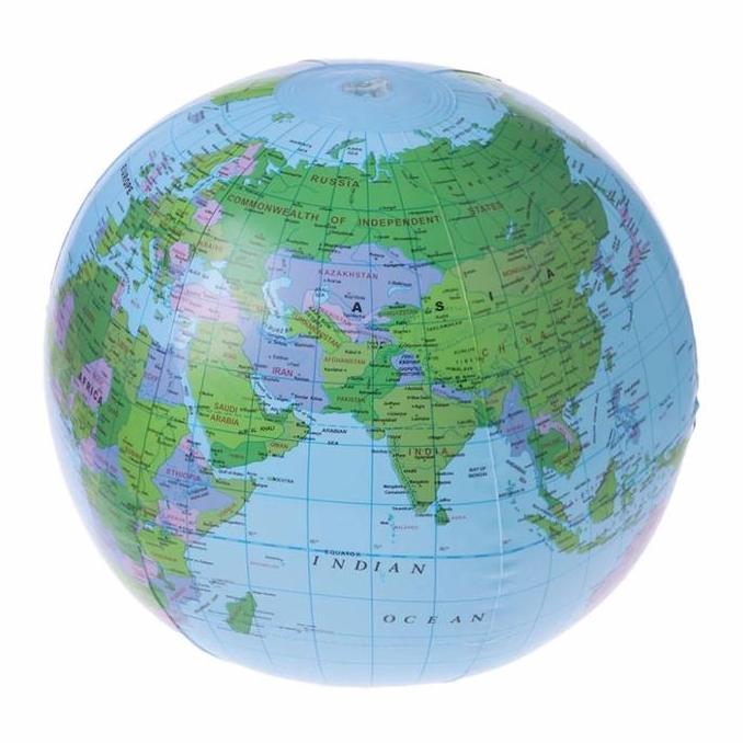 New- Bola Dunia Balon Tiup UKURAN BESAR diameter 30 Cm Bola Sepak Tiup Mandi Bola Balon Sepak Bola D