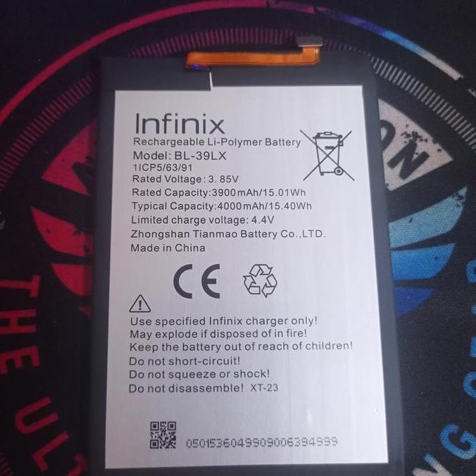 Baterai Original Infinix Smart 4 X653 X653C Bl-39Lx Bl 39Lx Bl39Lx